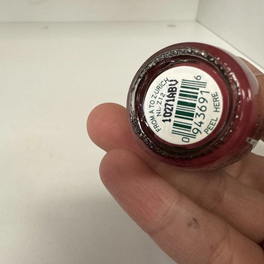 NEW OPI FROM A TO ZURICH Z12 Polish Lacquer COLOR FULL SIZE Discontinued Z-urich